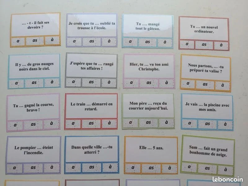 Grammar homophone game a / as / to – photo 2